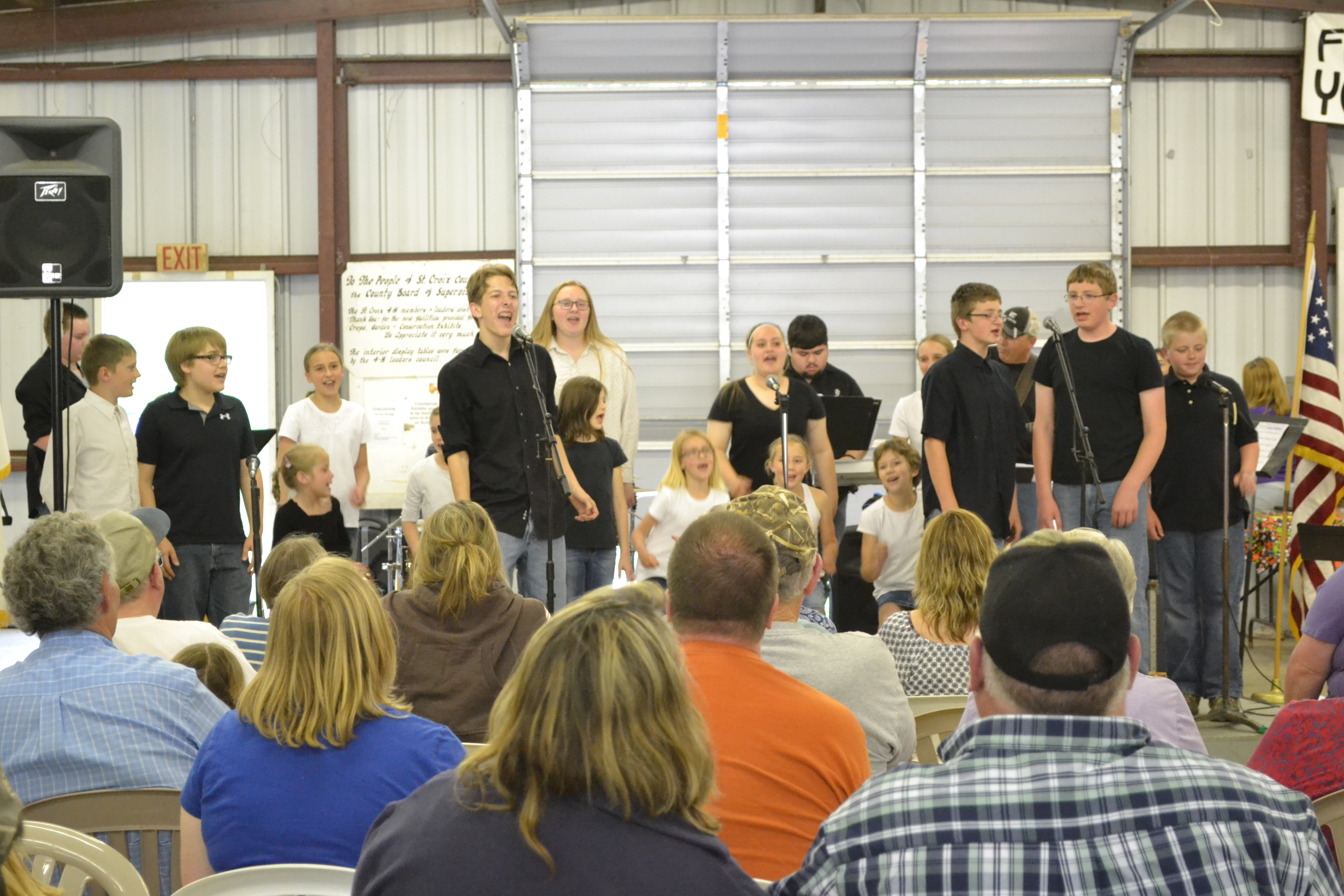 Some of the live entertainment during May Fair by local 4-H'ers.